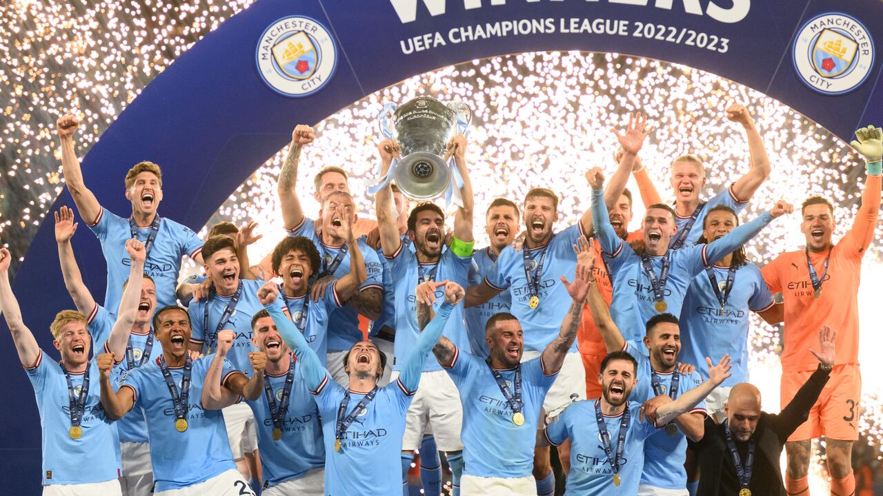 El Manchester City levantó su primera Champions League en su historia.