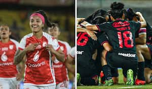 Santa Fe y América tienen la misma cantidad de títulos en Liga Femenina.