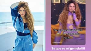 Shakira dice que imitadora de 'Yo me llamo' es su gemela