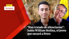“Han tratado de silenciarme”: habla William Molina, el joven que encaró a Petro