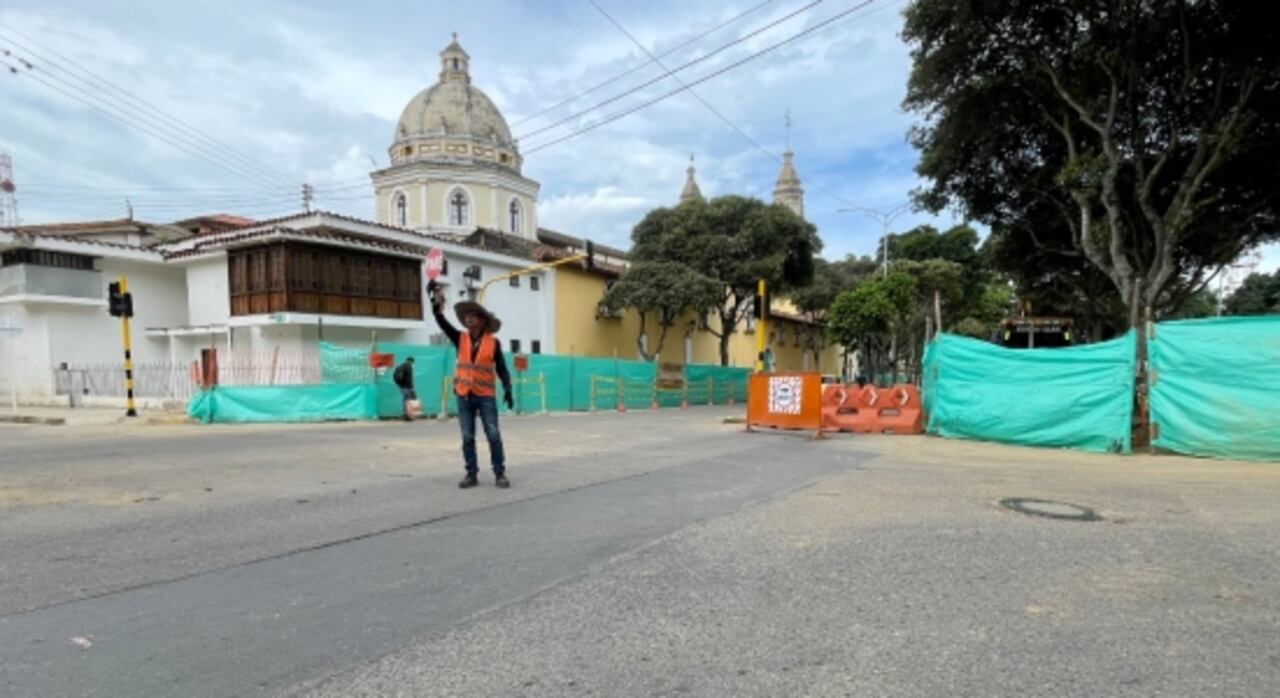 En Bucaramanga varias vías están cerradas por ejecución de obras.