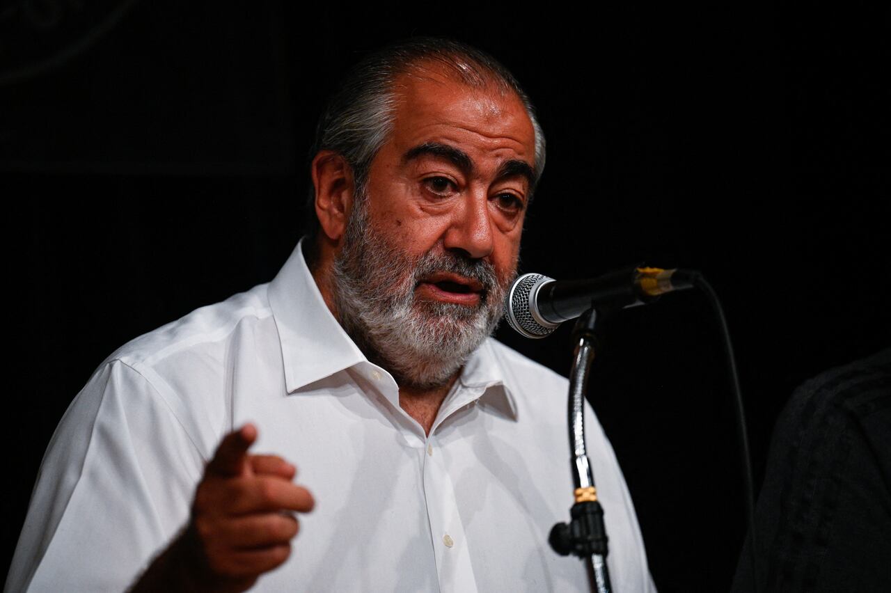 Héctor Daer,  secretario general, convocando marcha frente a las políticas de Javier Milei.