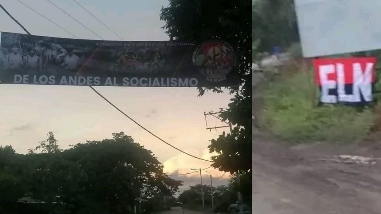 Elementos del ELN en Morales, sur de Bolívar.