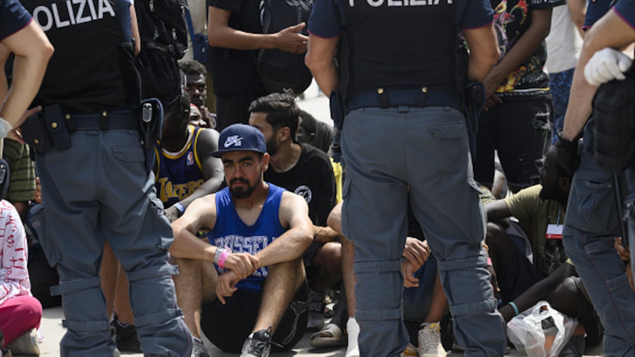Lampedusa, Italia, está en crisis por la inmigración ilegal.