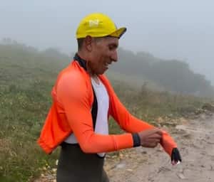 Nairo Quintana entrenando en Colombia.