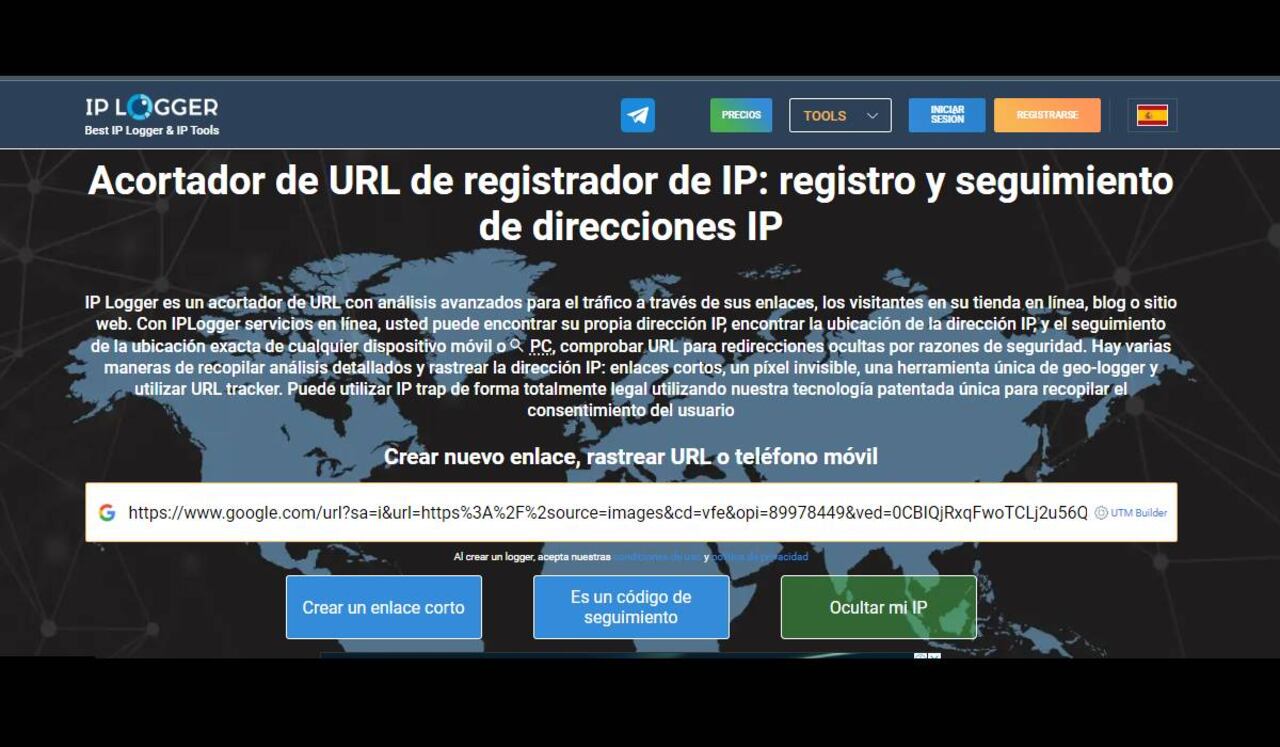 IP logger permite acortar URL y rastrear a quien abra el link