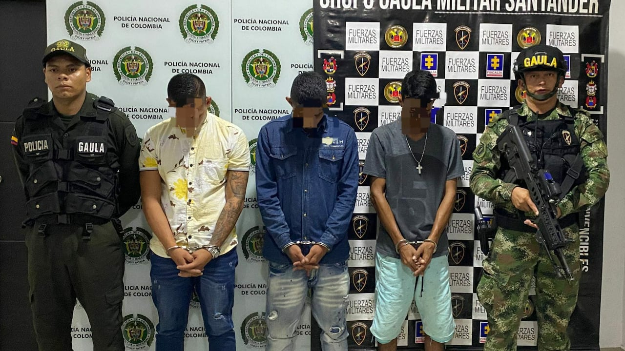 Capturados presuntos integrantes de Los Búcaros.