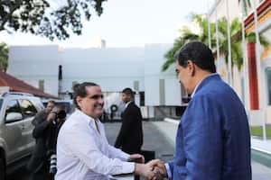 Alex Saab con Nicolas Maduro