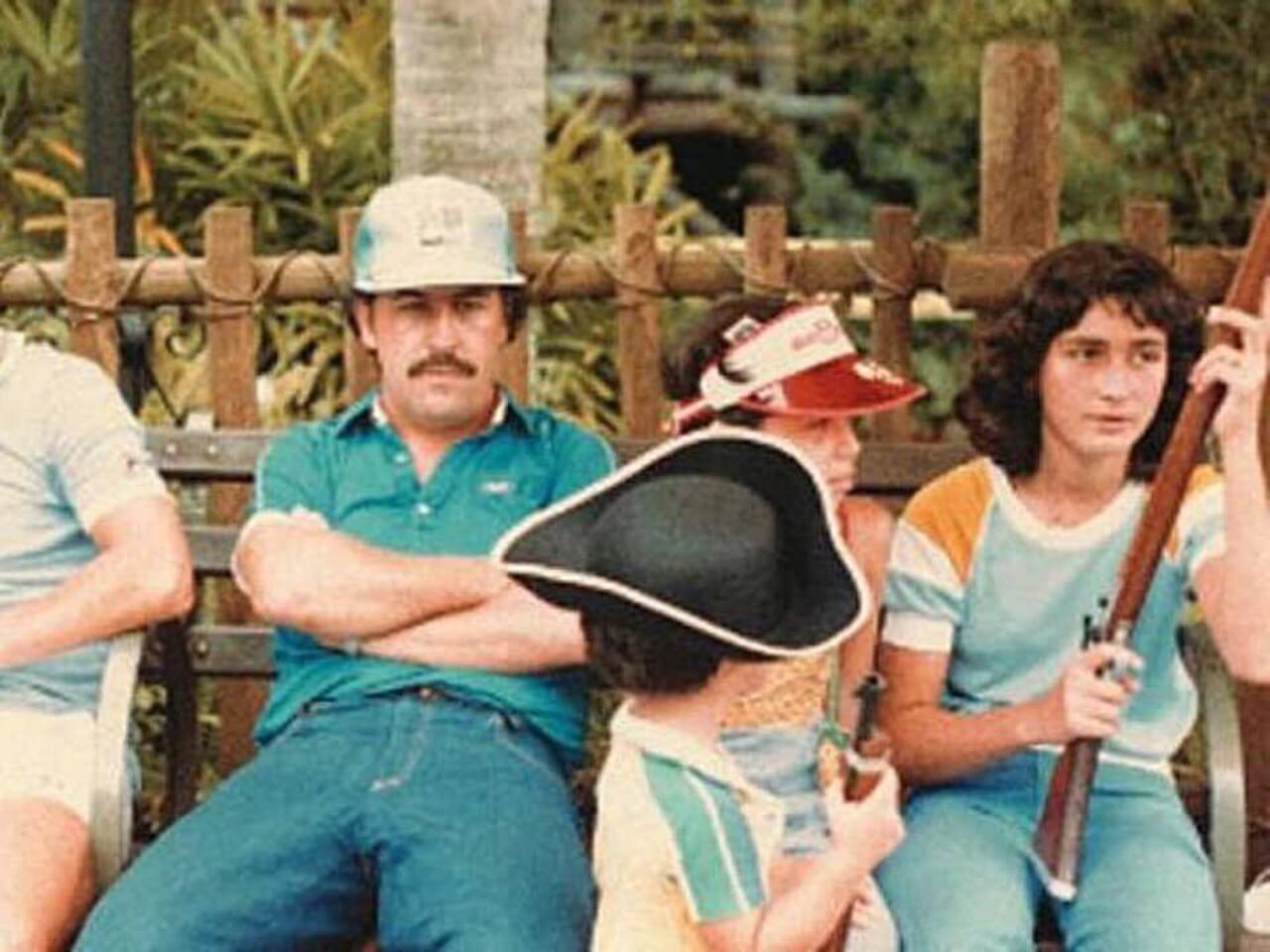 El infame Pablo Escobar estuvo de viaje por Estados Unidos con su familia.