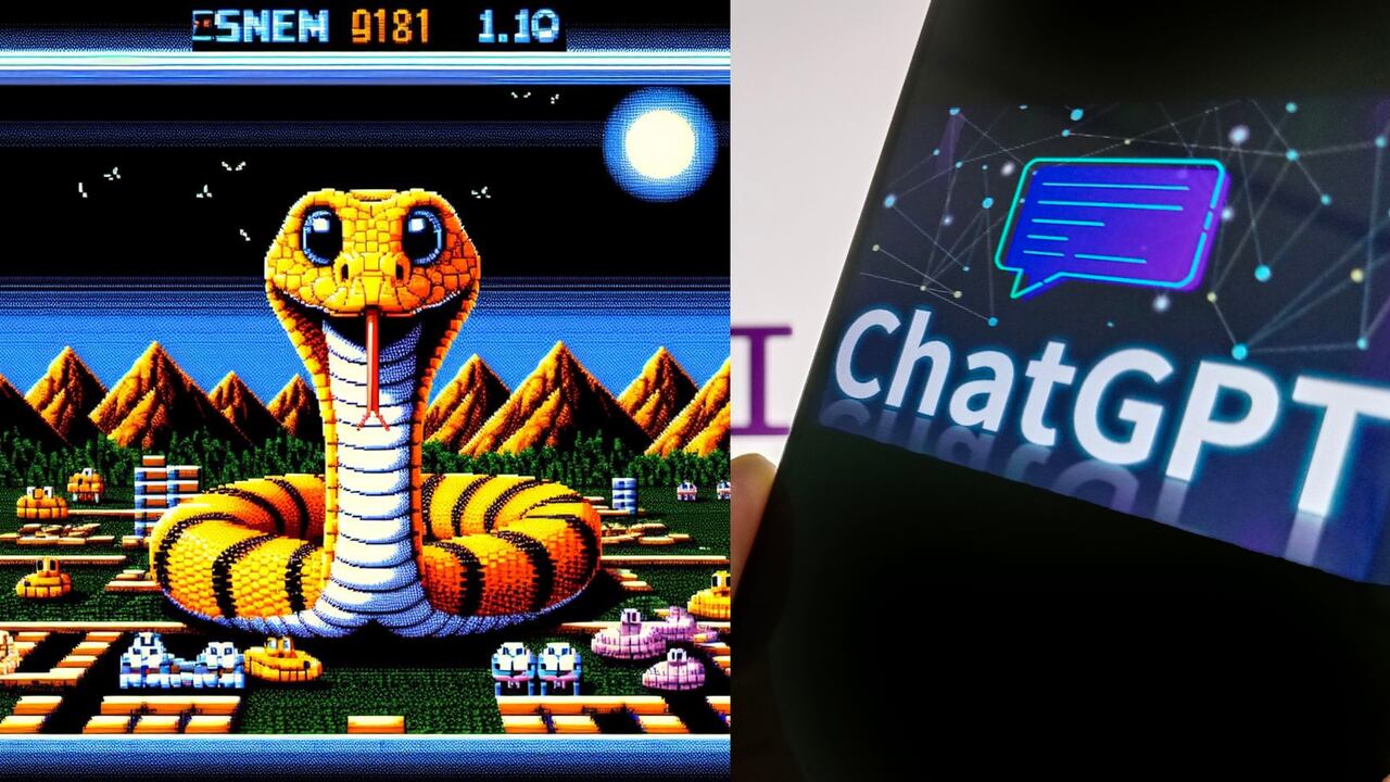 Un usuario hizo viral su método para diseñar su versión del videojuego 'Snake' con IA.