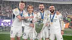Kroos, Modric, Nacho y Carvajal - Real Madrid