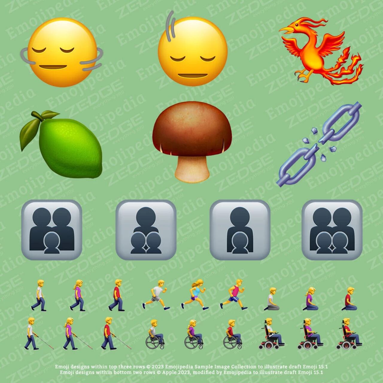 Emojipedia reveló los emoticones que llegarán con la actualización Emoji 15.1.