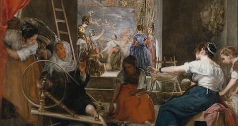 'Las hilanderas o la fábula de Aracne' (Diego Velázquez, circa 1656).