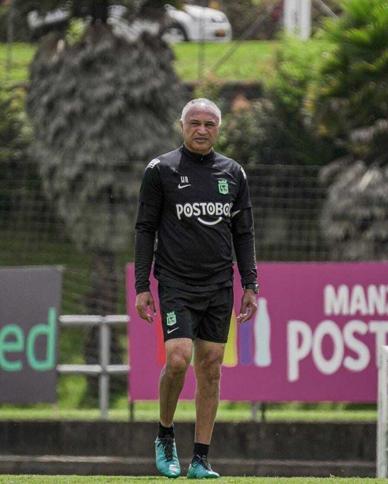 William Amaral en un entrenamiento con Nacional