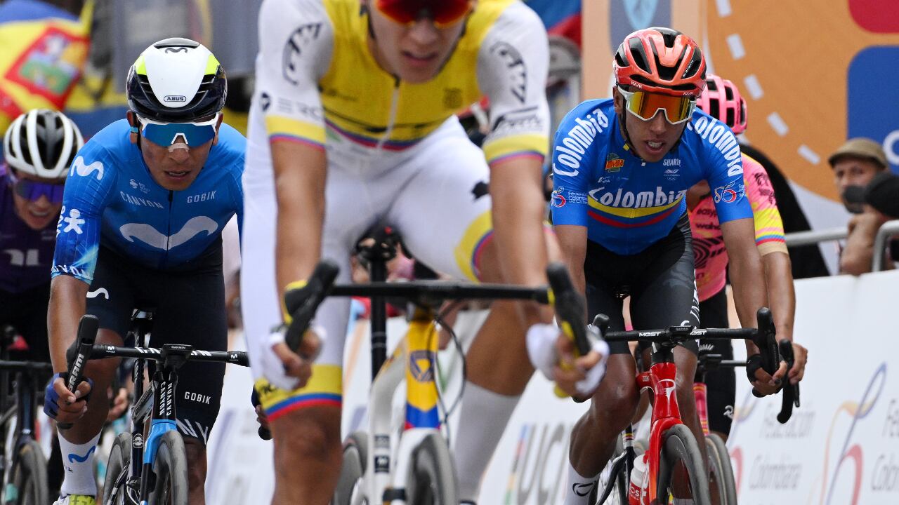Nairo Quintana y Egan Bernal en el Tour Colombia 2024