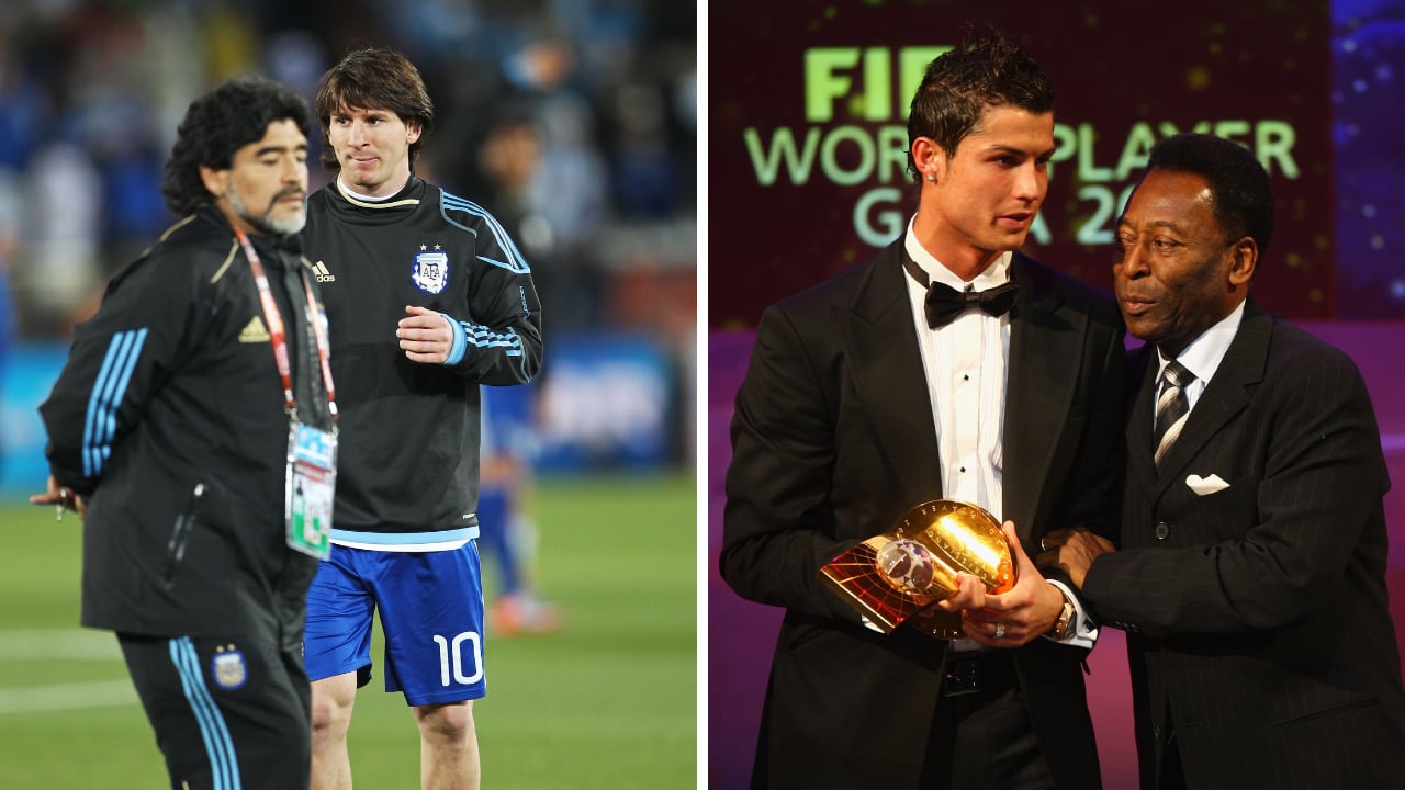 Messi lidera el listado por encima de Cristiano, Pelé y Maradona