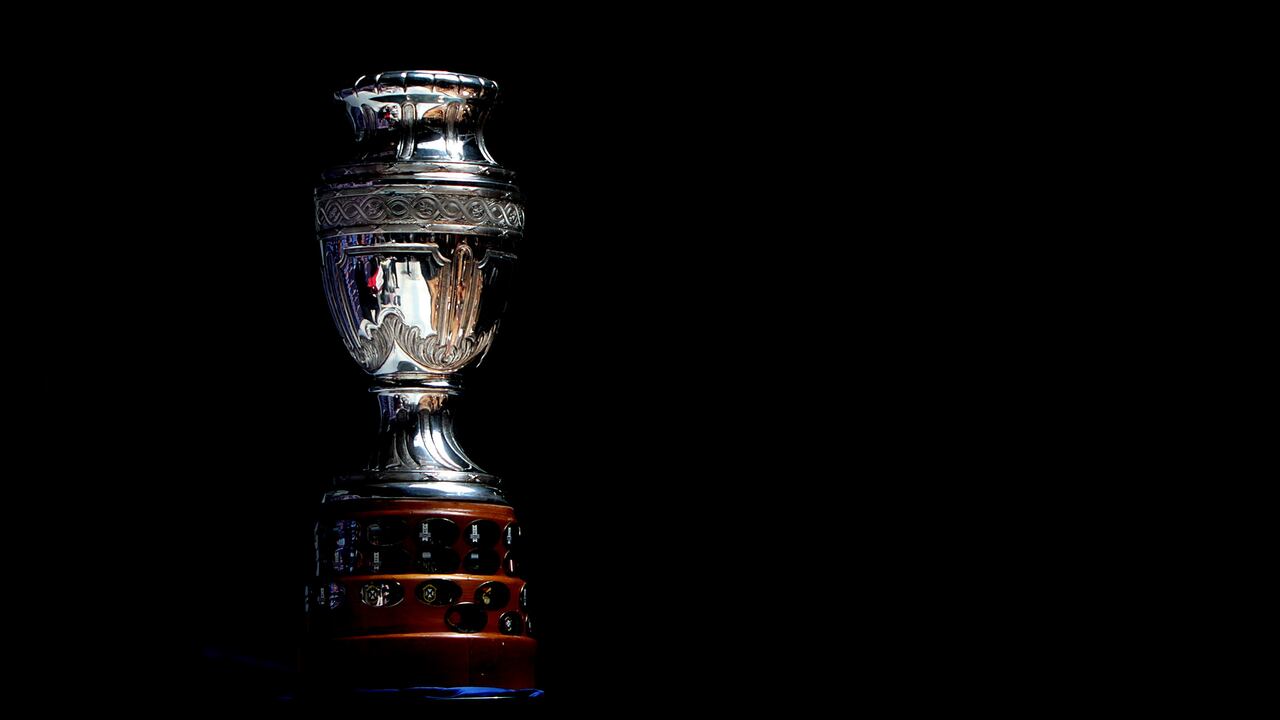 El trofeo de la Copa América