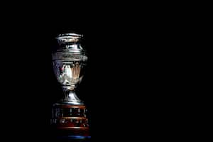 El trofeo de la Copa América