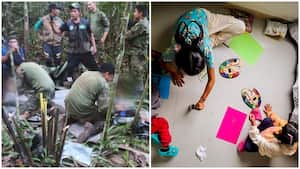 Primeras imágenes de los niños rescatados en la selva y bajo protección del ICBF: "Están muy felices de compartir un espacio nuevo, de salir del hospital"