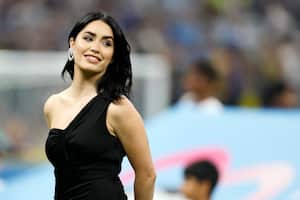 LUSAIL CITY, QATAR - DECEMBER 18: Lali Esposito, Argentina singing star before the FIFA World Cup Qatar 2022 Final match between Argentina and France at Lusail Stadium on December 18, 2022 in Lusail City, Qatar. (Photo by Richard Sellers/Getty Images)