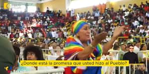 Dos ciudadanos le reclamaron a Gustavo Petro en Tumaco, Nariño