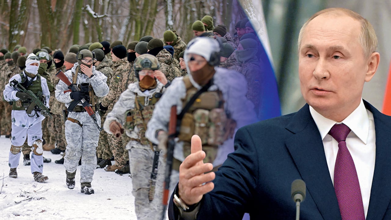 Por su parte, Vladímir Putin sostiene que las informaciones acerca de una guerra inminente son mentirosas y que no tiene ninguna intención de tomarse Ucrania; insiste en una salida diplomática del conflicto que se vive.