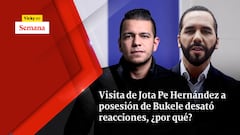 Visita de Jota Pe Hernández a posesión de Bukele desató reacciones, ¿por qué?
