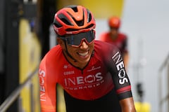 PIACENZA, ITALY - JULY 01: Egan Bernal of Colombia and Team INEOS Grenadiers prior to the 111th Tour de France 2024, Stage 3 a 230.8km stage from Piacenza to Torino / #UCIWT / on July 01, 2024 in Piacenza, Italy. (Photo by Dario Belingheri/Getty Images)