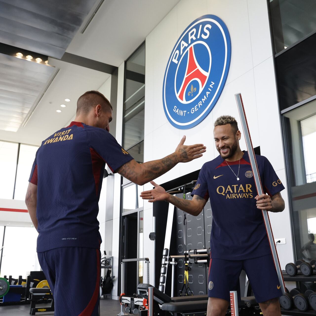 Neymar comenzó la pretemporada del PSG.