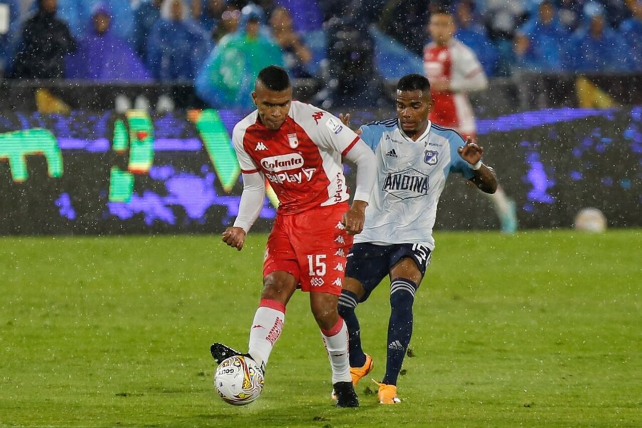 Millonarios cayó 2-4 frente a Santa Fe en el clásico capitalino.