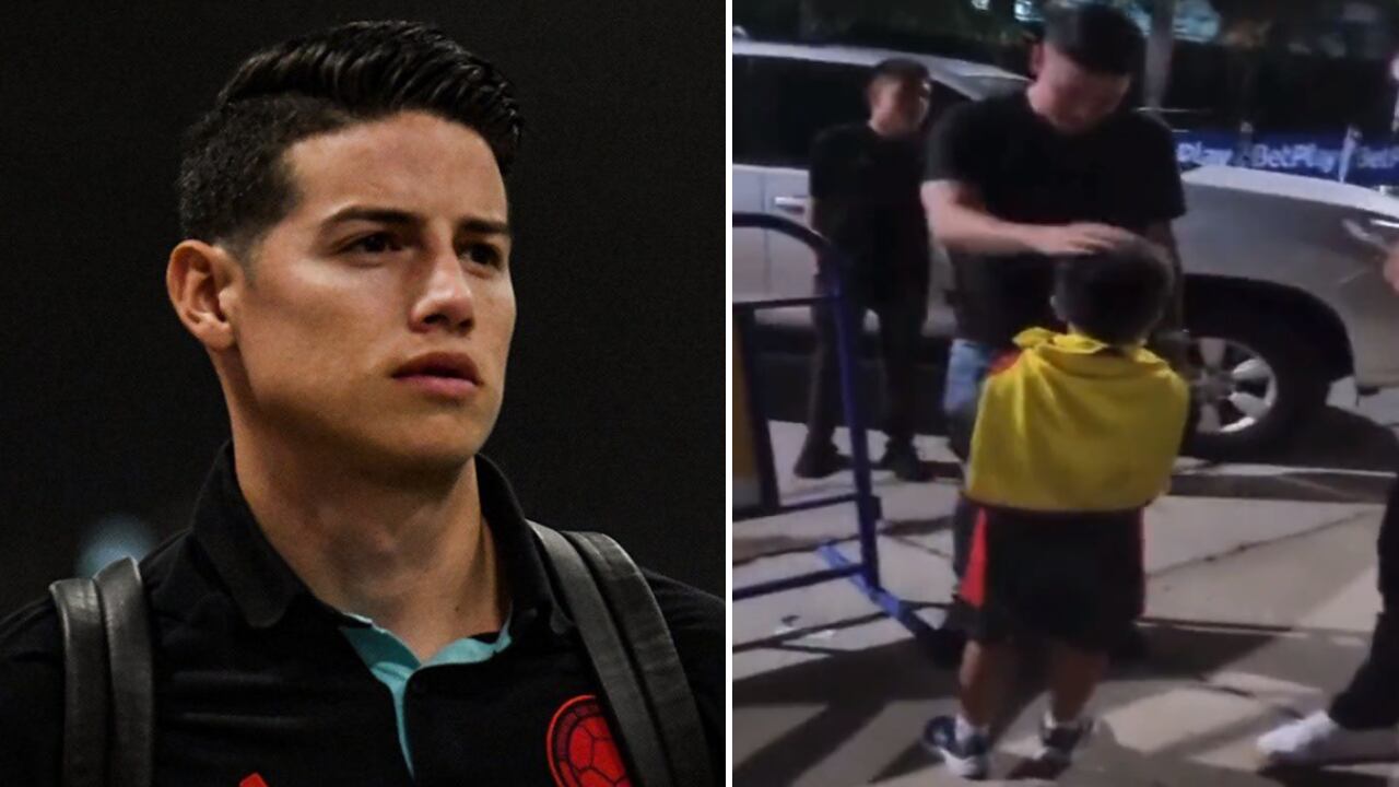 James Rodríguez no ocultó su alegría de volver a la Selección Colombia.