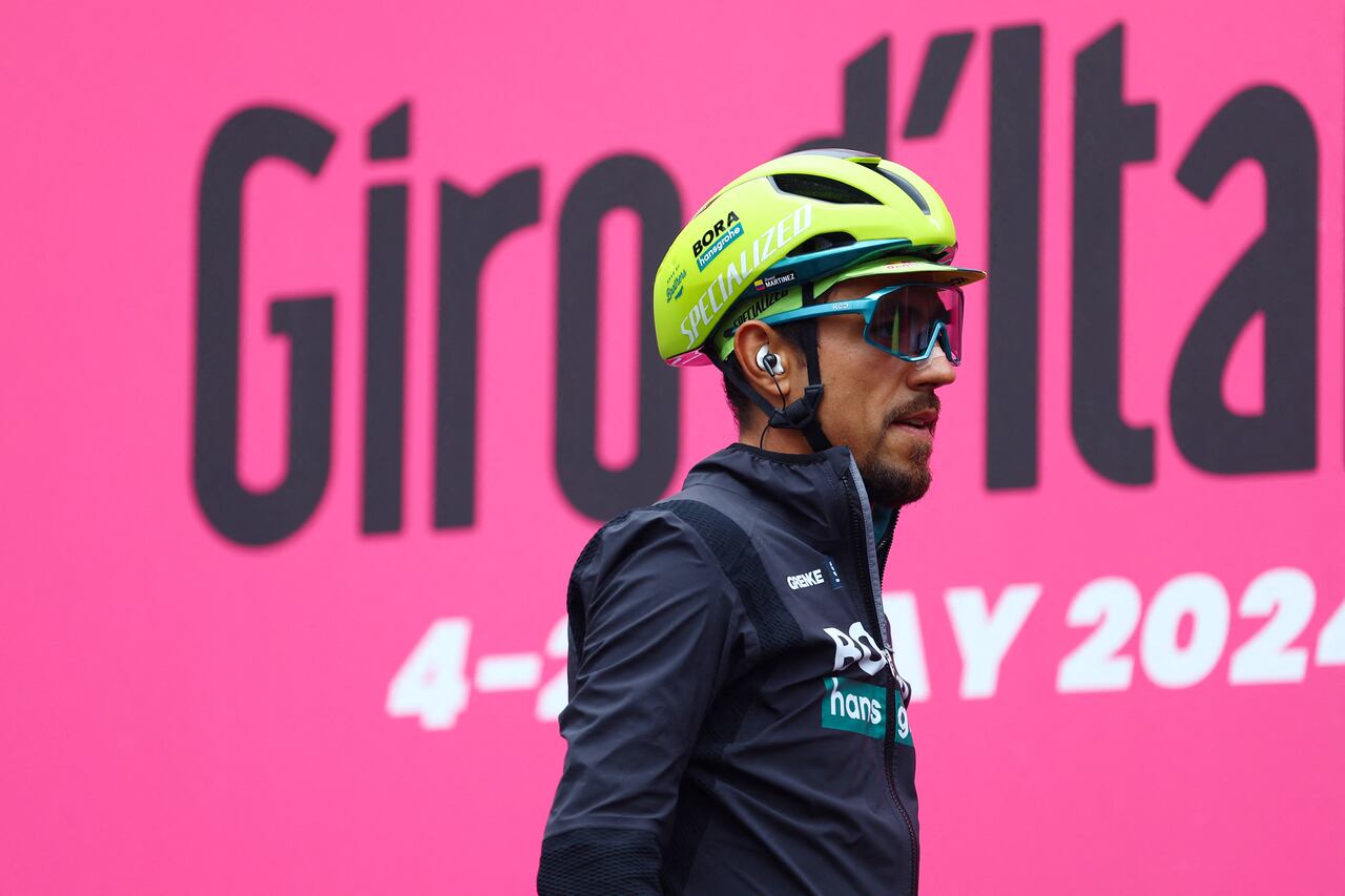 Martínez agradeció el apoyo que ha tenido a lo largo del Giro de Italia.