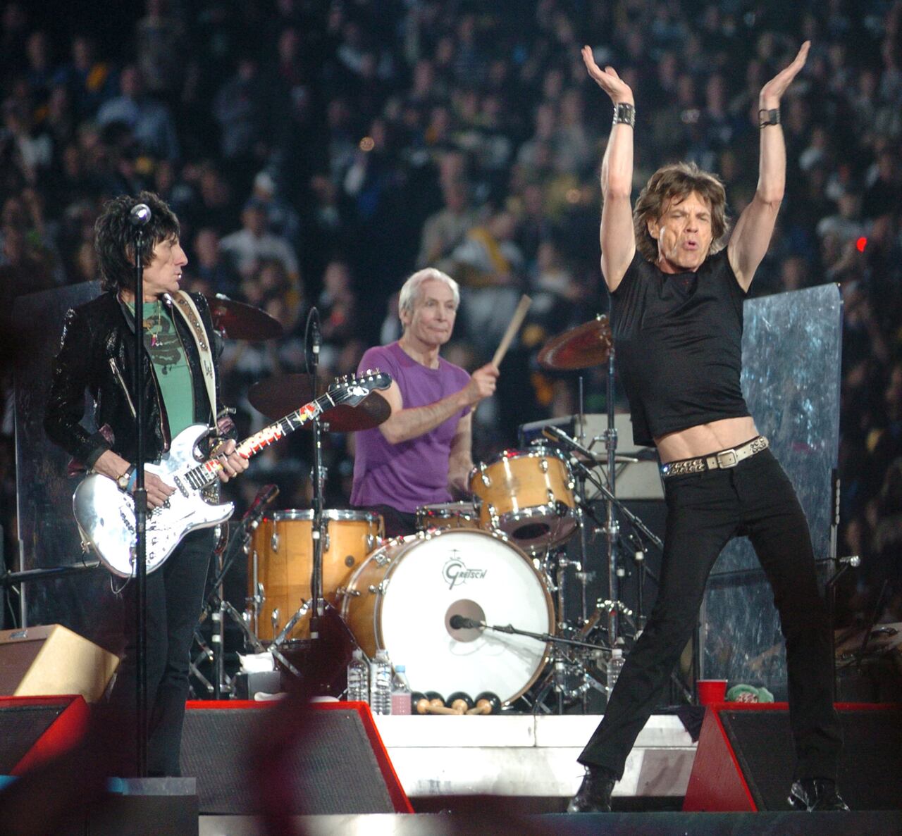 Como de costumbre, Ron Wood, Charlie Watts y Mick Jagger arrebataron a sus fans con su rock.