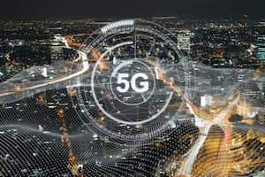 5G mobile phone network security connection internet communication