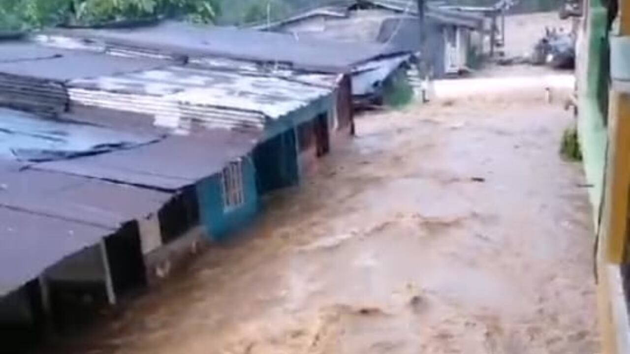 Inundaciones en Bagadó, Chocó.
