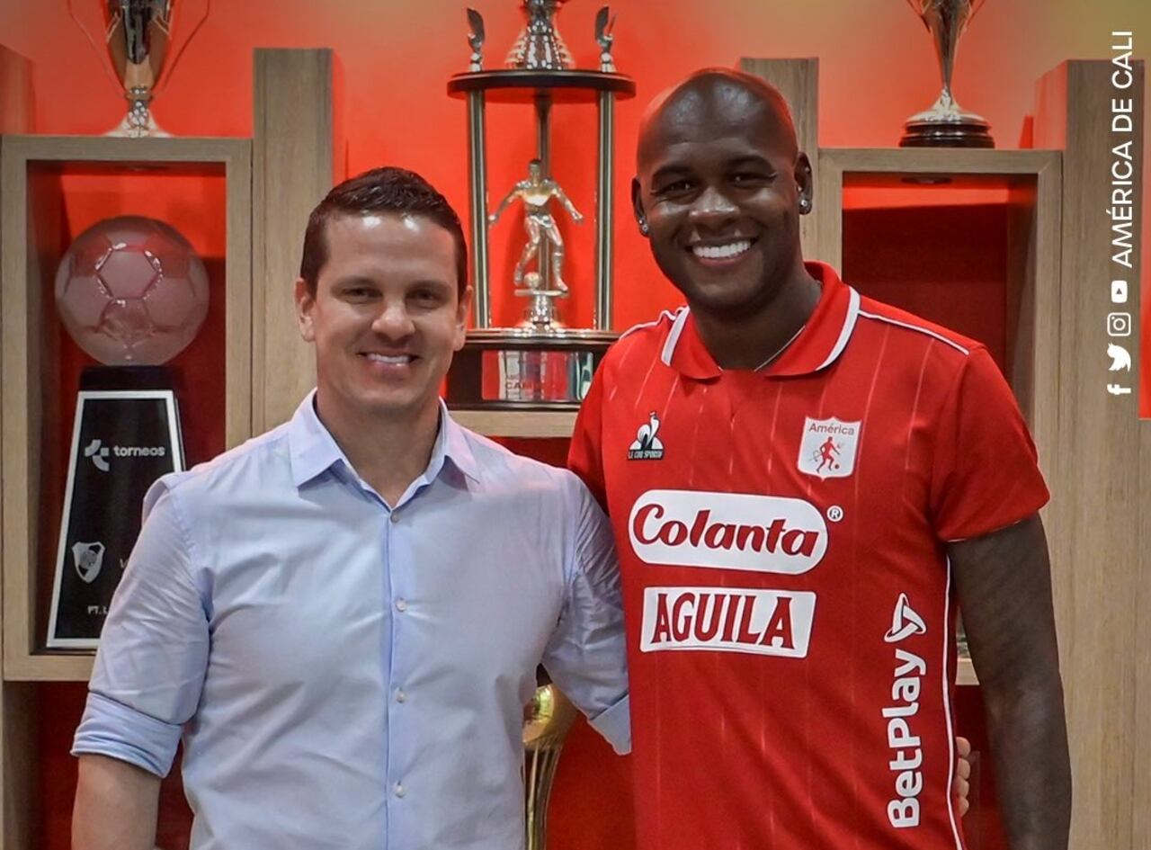 Victor Ibarbo fue presentado por el América de Cali como refuerzo para el segundo semestre del 2023.