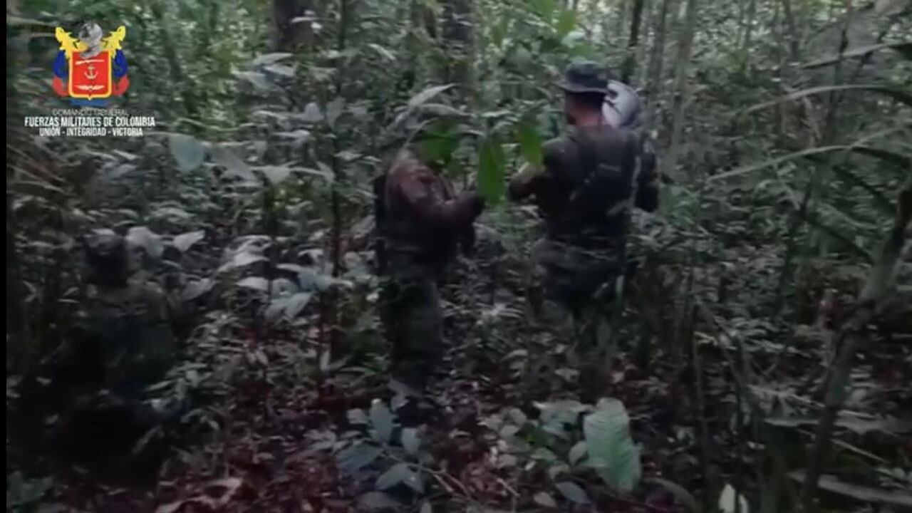 Continúan los labores de rescate para hallar a los niños en la selva del Caquetá.