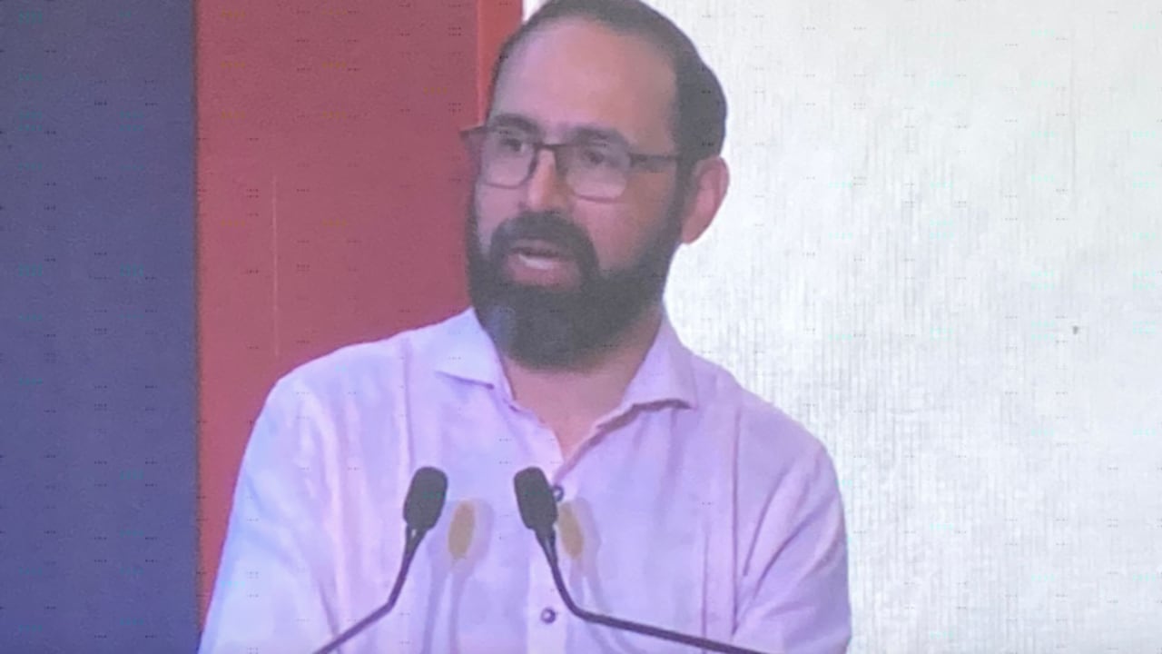 Andrés Camacho, ministro de Minas, en el Congreso de Andesco