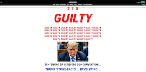 Huffington post registra así la condena de Donald Trump