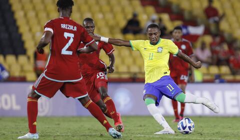 Selección Colombia Sub-17 en el Sudamericano de Ecuador.