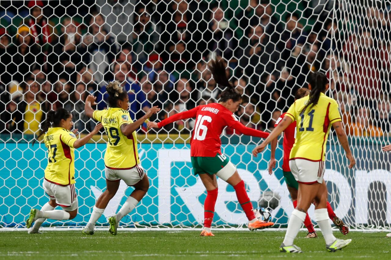 Anissa Lahmari hizo el gol de Marruecos.