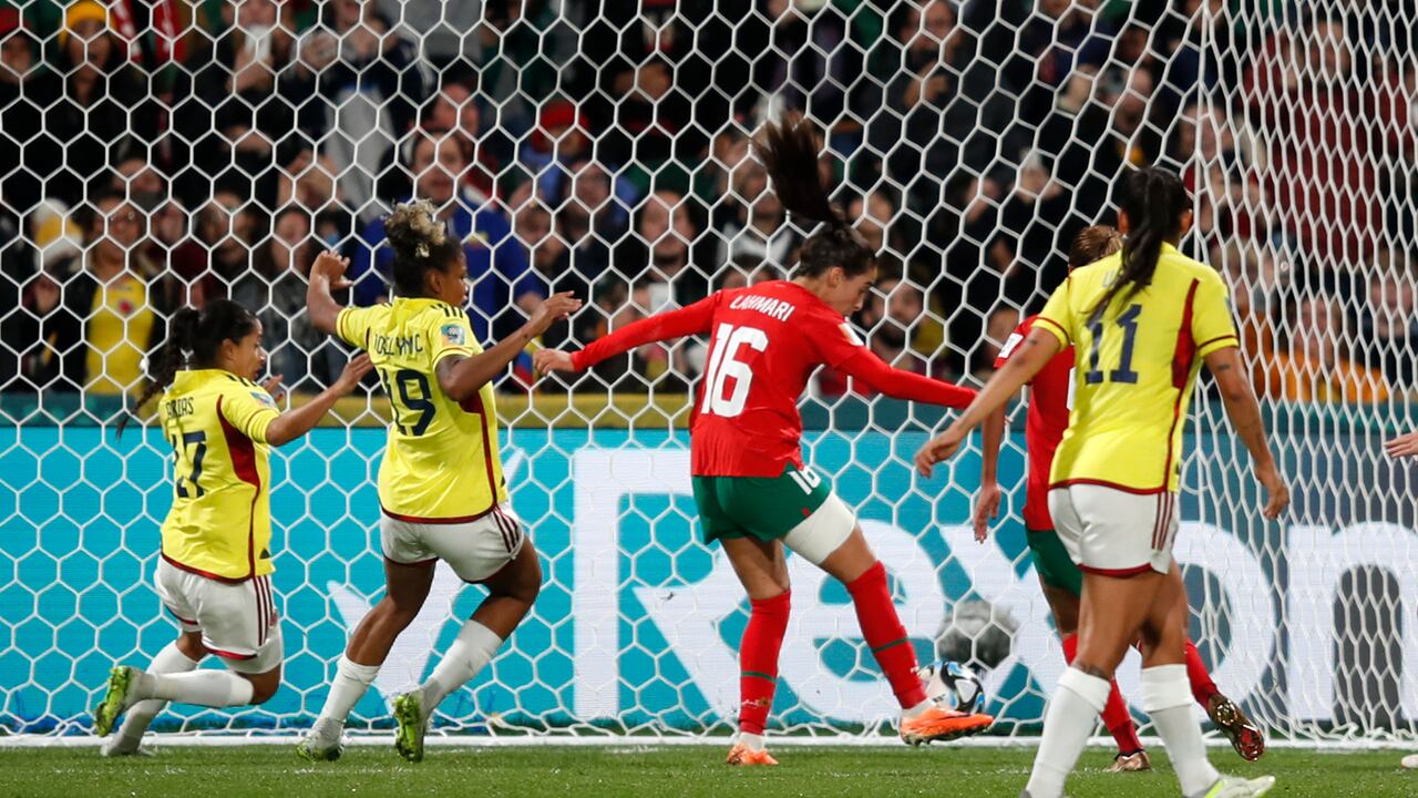 Anissa Lahmari hizo el gol de Marruecos.