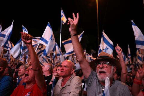 Protestas en Israel.