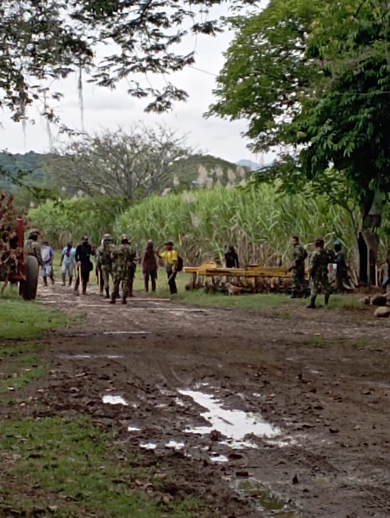 Indígenas invadieron Hacienda Japio en Caloto, Cauca.