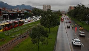 Avenida NQS durante la cuarentena total estricta en Bogota por tercer pico pandemia coronavirus
Abril 12 del 2021
Foto Guillermo Torres Reina / Semana