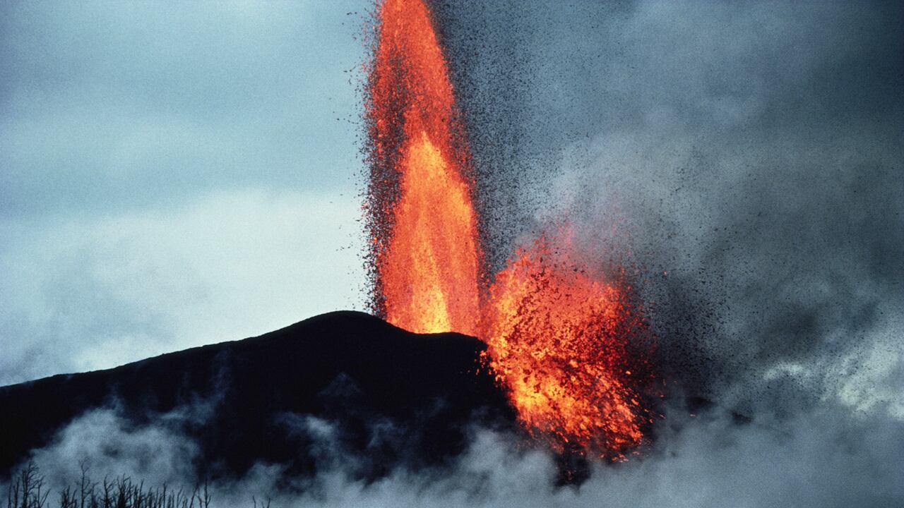 Erupción del volcán Kilauea en Hawái.
