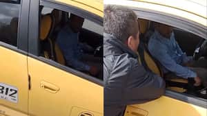 El taxista se encontraba trabajando tranquilamente cuando, de un momento a otro, se le acercan sus dos compañeros y lo amenazan.