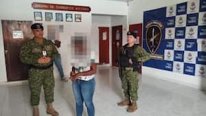 La joven fue rescatada en una operación conjunta entre la Armada de Colombia y el Ejército Nacional.