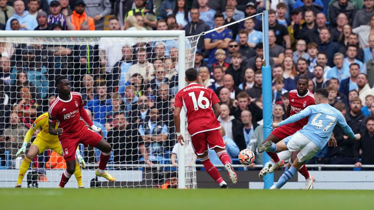 Phil Foden marcó gol para el Manchester City