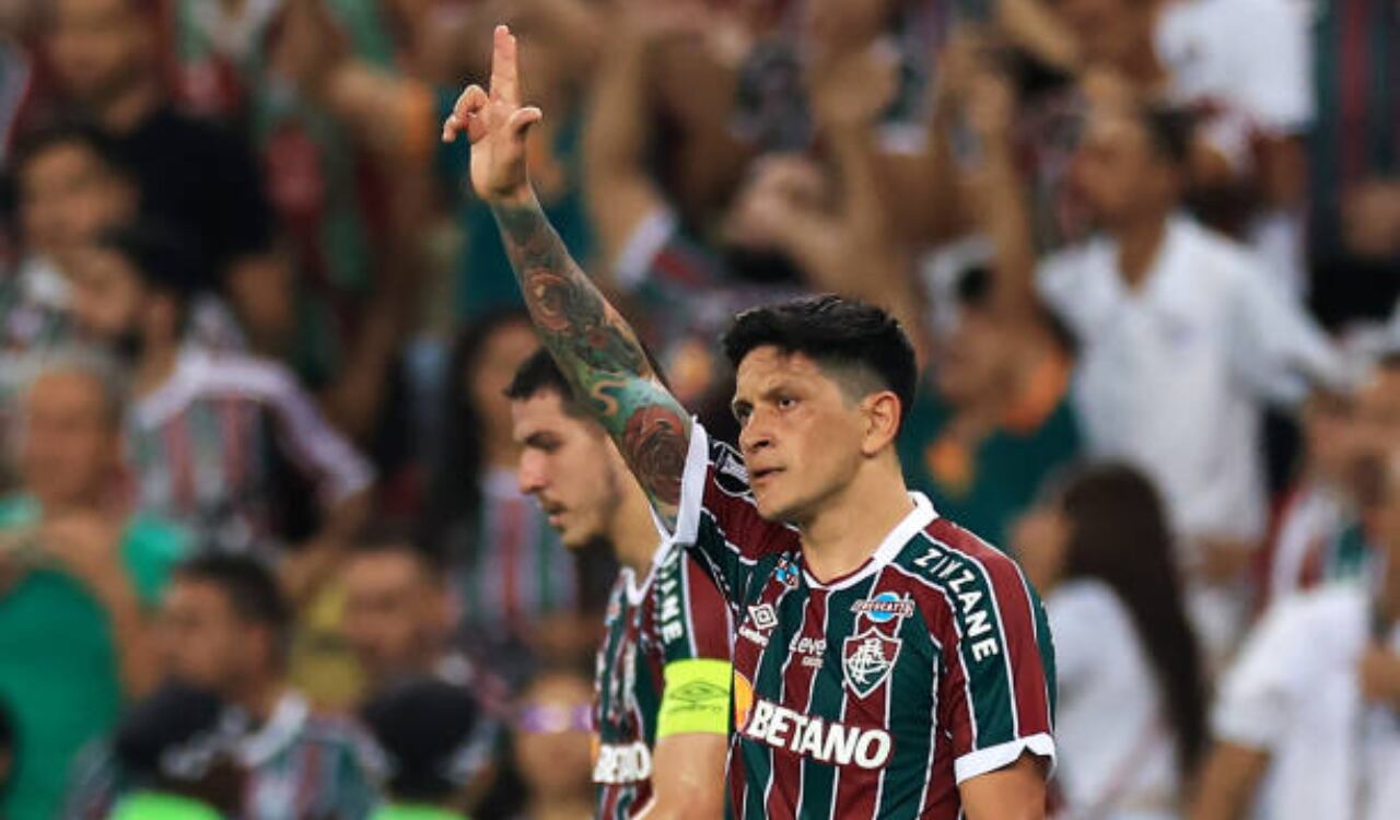 Germán Cano, goleador de Fluminense